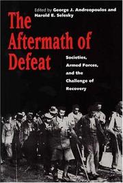 The Aftermath of defeat by George J. Andreopoulos, Harold E. Selesky