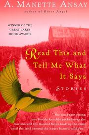 Cover of: Read This and Tell Me What It Says: Stories (Bard Book)