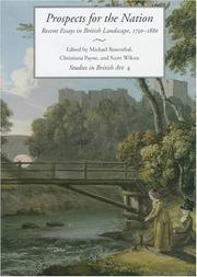 Cover of: Prospects for the nation: recent essays in British landscape, 1750-1880