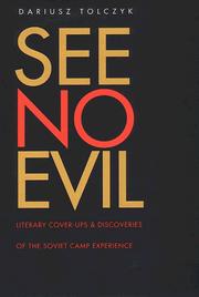 Cover of: See no evil by Dariusz Tolczyk, Dariusz Tolczyk