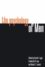 Cover of: The Psychology of Men: Psychoanalytic Perspectives