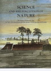 Cover of Science and the perception of nature