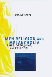 Cover of: Men, religion, and melancholia by Donald Capps
