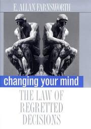Cover of: Changing your mind by E. Allan Farnsworth