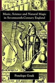 Cover of: Music, science, and natural magic in seventeenth-century England