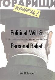 Cover of: Political will and personal belief by Paul Hollander