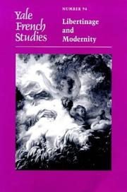 Cover of: Yale French Studies, Number 94: Libertinage and Modernity (Yale French Studies Series)