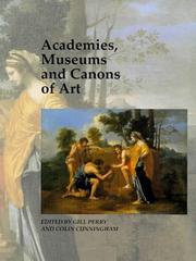 Cover of: Academies, museums, and canons of art