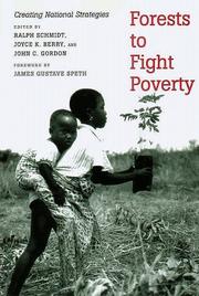 Cover of: Forests to Fight Poverty by Ralph Schmidt