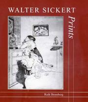Cover of: Walter Sickert, prints : a catalogue raisonné