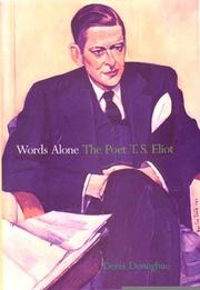 Cover of: Words alone by Denis Donoghue