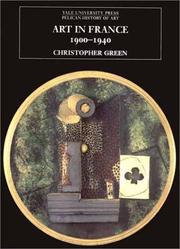 Cover of: Art in France by Green, Christopher
