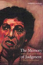 Cover of: The memory of judgment by Lawrence Douglas