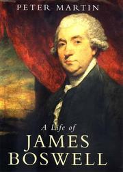 Cover of: A life of James Boswell by Martin, Peter