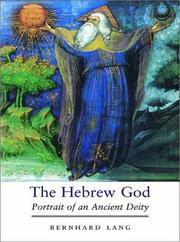 Cover of: The Hebrew God: Portrait of an Ancient Deity