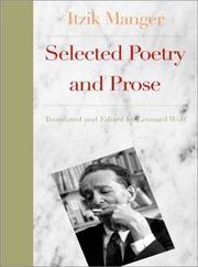 Cover of: The World According to Itzik: Selected Prose and Poetry