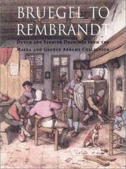 Cover of: Bruegel to Rembrandt: Dutch and Flemish Drawings from the Maida and George Abrams Collection