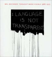Cover of: Mel Bochner: Thought Made Visible 1966-1973