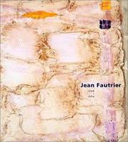Jean Fautrier, 1898-1964 by Curtis L. Carter, Karen K. Butler, Karen Butler