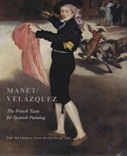 Cover of: Manet/Velazquez: The French Taste for Spanish Painting (Metropolitan Museum of Art Series)