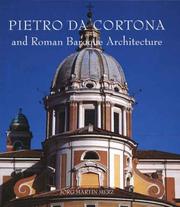 Cover of: Pietro da Cortona and Roman Baroque architecture by Anthony Blunt