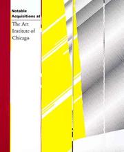 Cover of: Notable Acquisitions at the Art Institute of Chicago (Museum Studies)