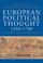 Cover of: European Political Thought 1450-1700