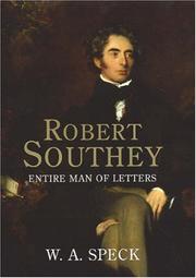 Cover of: Robert Southey: Entire Man of Letters