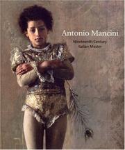 Cover of: Antonio Mancini: Nineteenth-Century Italian Master (Philadelphia Museum of Art)