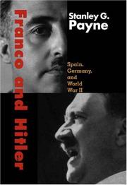 Cover of: Franco and Hitler: Spain, Germany, and World War II