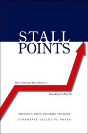 Stall points by Matthew S. Olson, Matthew S. Olson, Derek van Bever