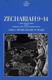 Cover of: Zechariah 9-14 by Carol L. Meyers, Eric M. Meyers