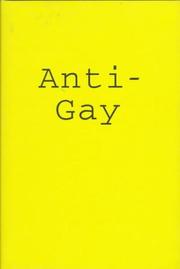 Cover of: Anti-gay