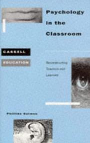 Cover of: Psychology in the Classroom by Phillida Salmon