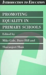 Cover of: Promoting Equality in the Primary Schools (Introduction to Education (New York, N.Y.).)