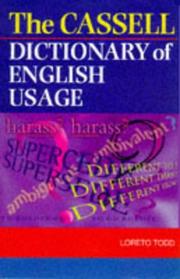 Cover of: The Cassell Dictionary of English Usage (Dictionary)