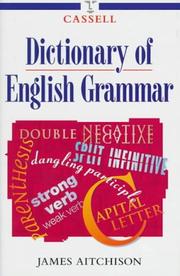 Cover of: Cassell Dictionary of English Grammar