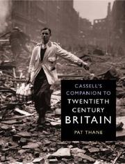 Cover of: Cassell's companion to twentieth-century Britain