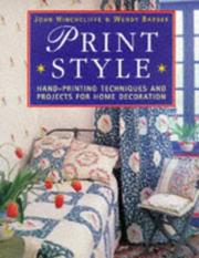 Cover of: Print Style: Hand-Printed Patterns for Home Decoration