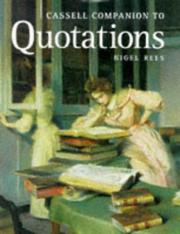 Cover of: Cassell companion to quotations