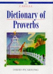 Cover of: Cassell dictionary of proverbs