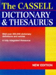 Cover of: The Cassell dictionary and thesaurus.