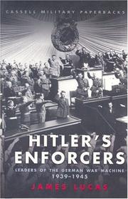 Cover of: Hitler's Enforcers by James Sidney Lucas