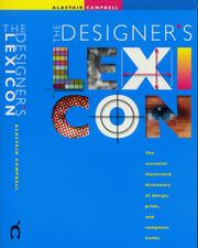 Cover of: THE DESIGNER'S LEXICON.
