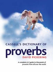 Cover of: Cassell's dictionary of proverbs