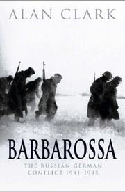 Cover of: Barbarossa by Alan Clark