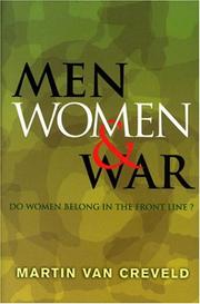 Cover of: Men, Women & War by Martin van Creveld