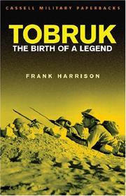 Cover of: Tobruk by Frank Harrison