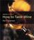 Cover of: How to taste wine