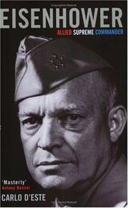 Cover of: Eisenhower by Carlo D'Este